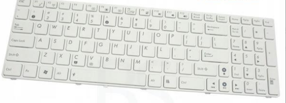 کیبورد لپ تاپ Keyboard Asus N53, G73, K53, UX50, N61