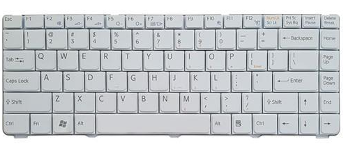 SONY VGN NR Notebook Keyboard